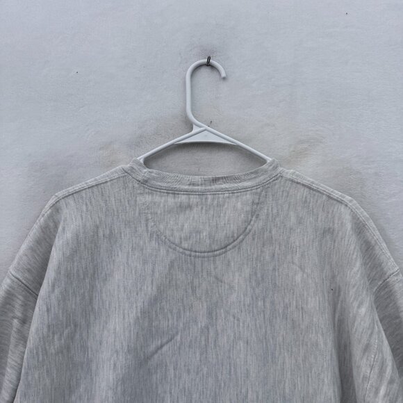 Vintage Universirty Of Notre Dame Sweatshirt Mens L Gray Pullover Fleece - Picture 9 of 9